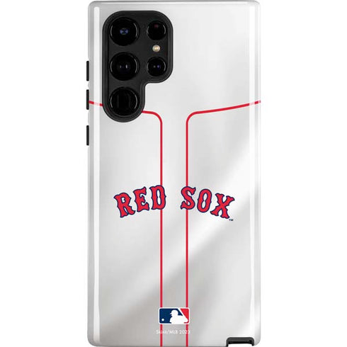 MLB Boston Red Sox Home Jersey Galaxy S25 Ultra Impact Case