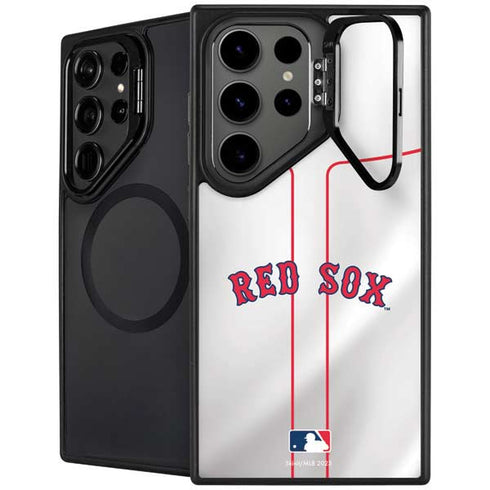 MLB Boston Red Sox Home Jersey Galaxy S25 Ultra Kickstand Case