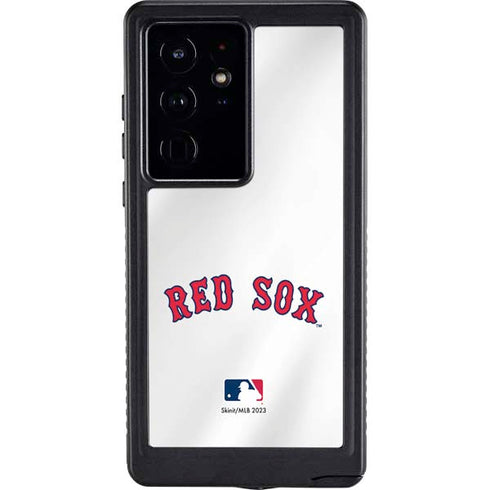 MLB Boston Red Sox Home Jersey Galaxy S24 Ultra Waterproof Case