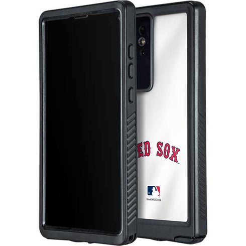 MLB Boston Red Sox Home Jersey Galaxy S24 Ultra Waterproof Case