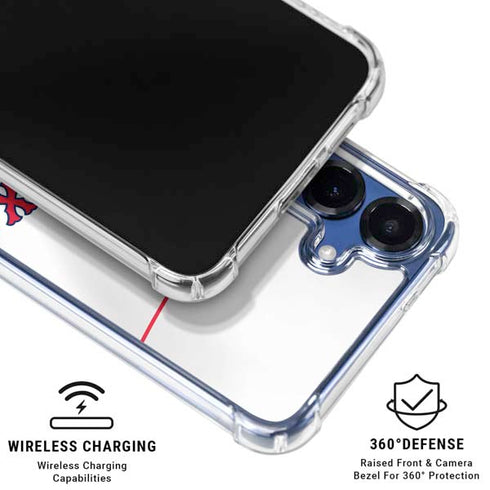 MLB Boston Red Sox Home Jersey Galaxy S25 Clear Case