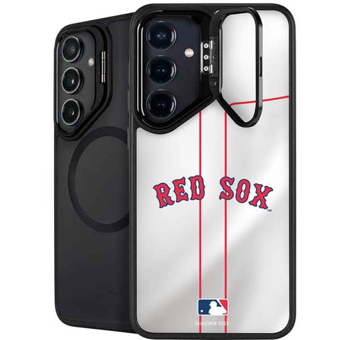 MLB Boston Red Sox Home Jersey Galaxy S26 Plus Kickstand Case