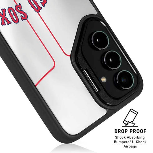 MLB Boston Red Sox Home Jersey Galaxy S26 Ultra Kickstand Case