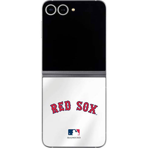 MLB Boston Red Sox Home Jersey Galaxy Z Flip6 Skin