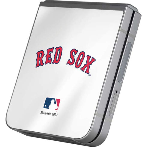 MLB Boston Red Sox Home Jersey Galaxy Z Flip6 Skin
