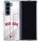 MLB Boston Red Sox Home Jersey Galaxy Z Fold5 5G Clear Case