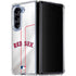 MLB Boston Red Sox Home Jersey Galaxy Z Fold5 5G Clear Case