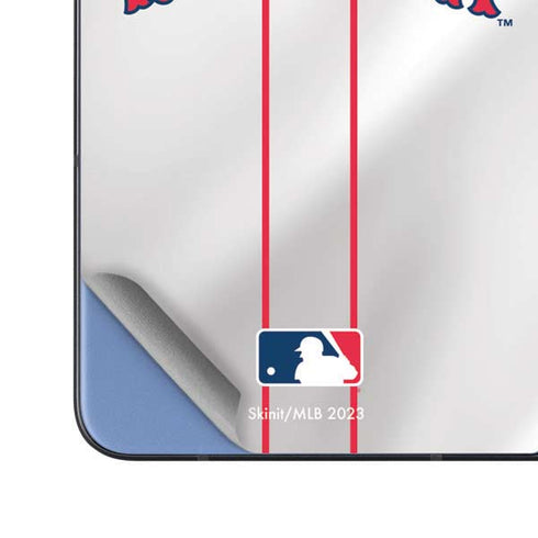 MLB Boston Red Sox Home Jersey Galaxy Z Fold5 5G Skin