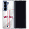 MLB Boston Red Sox Home Jersey Galaxy Z Fold6 Clear Case