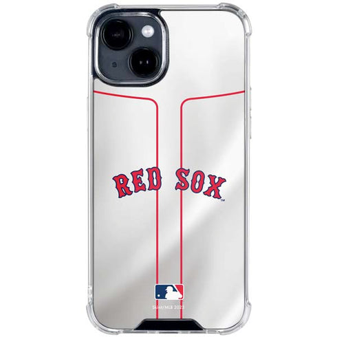 MLB Boston Red Sox Home Jersey iPhone 15 Clear Case