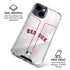 MLB Boston Red Sox Home Jersey iPhone 15 Clear Case