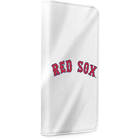 MLB Boston Red Sox Home Jersey iPhone 15 Plus Folio Case