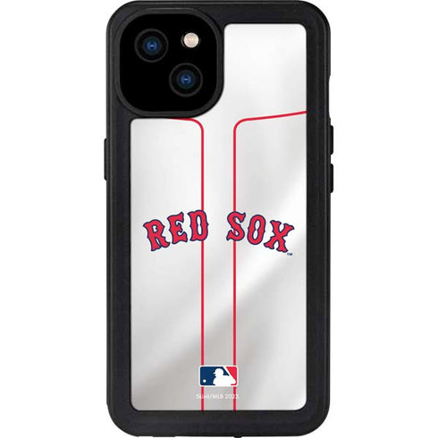 MLB Boston Red Sox Home Jersey iPhone 15 Plus Waterproof Case