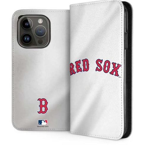 MLB Boston Red Sox Home Jersey iPhone 15 Pro Folio Case