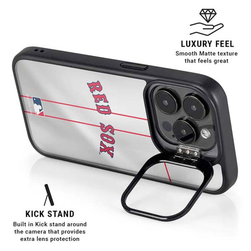 MLB Boston Red Sox Home Jersey iPhone 15 Pro Kickstand Case