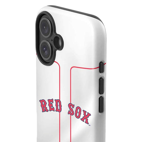 MLB Boston Red Sox Home Jersey iPhone 16 Impact Case