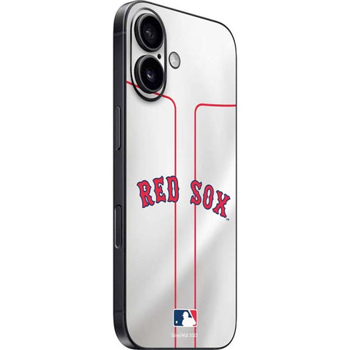 MLB Boston Red Sox Home Jersey iPhone 16 Plus Skin