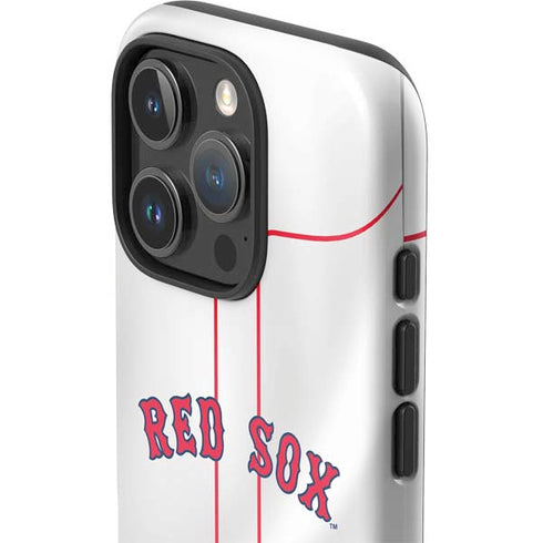 MLB Boston Red Sox Home Jersey iPhone 16 Pro Impact Case