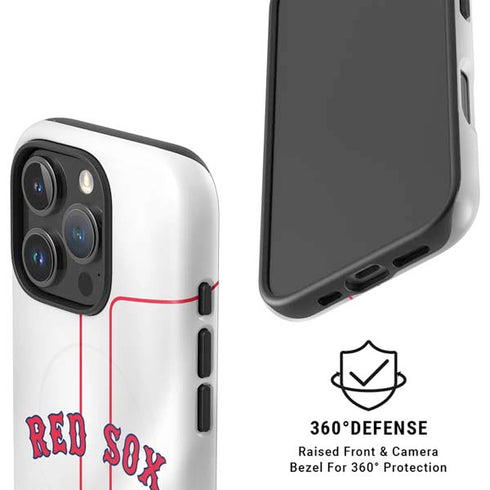 MLB Boston Red Sox Home Jersey iPhone 16 Pro Magsafe Impact Case