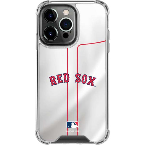 MLB Boston Red Sox Home Jersey iPhone 16 Pro Max Clear Case