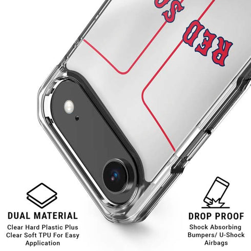 MLB Boston Red Sox Home Jersey iPhone 17 Air Clear Case