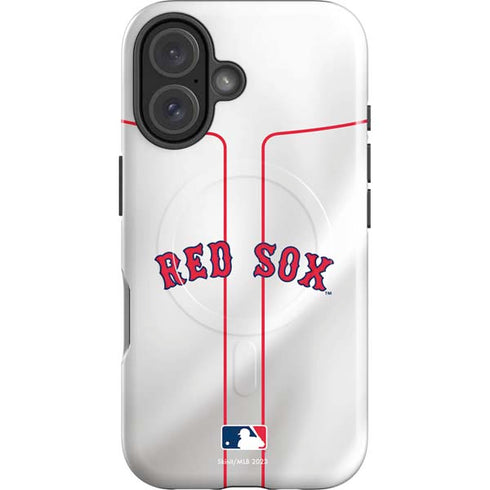 MLB Boston Red Sox Home Jersey iPhone 17 Magsafe Impact Case