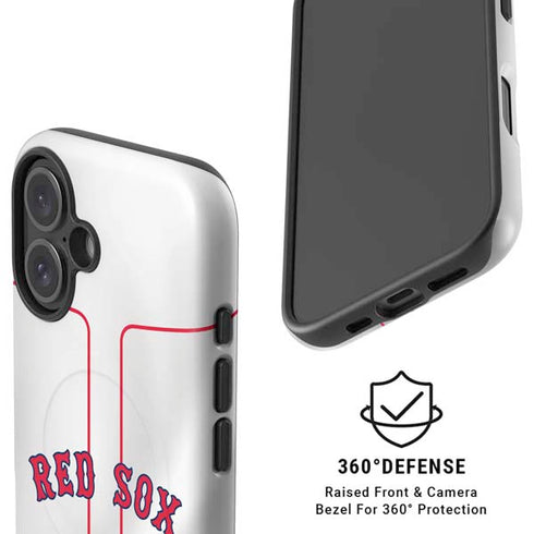 MLB Boston Red Sox Home Jersey iPhone 17 Magsafe Impact Case