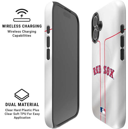 MLB Boston Red Sox Home Jersey iPhone 17 Magsafe Impact Case