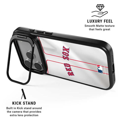 MLB Boston Red Sox Home Jersey iPhone 17 Pro Kickstand Case