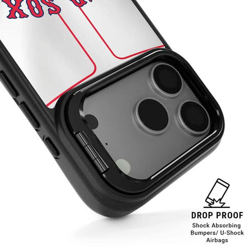 MLB Boston Red Sox Home Jersey iPhone 17 Pro Kickstand Case