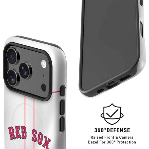 MLB Boston Red Sox Home Jersey iPhone 17 Pro Magsafe Impact Case