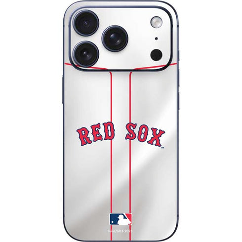 MLB Boston Red Sox Home Jersey iPhone 17 Pro Skin