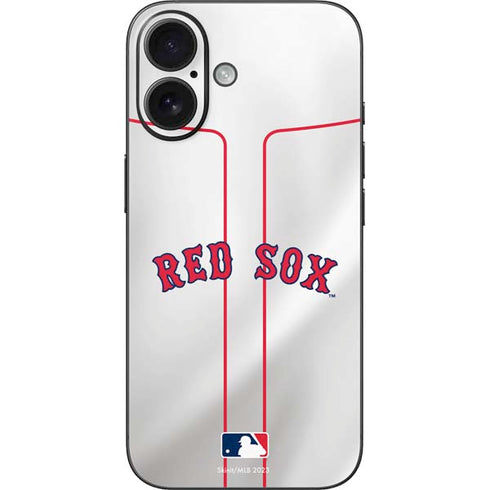 MLB Boston Red Sox Home Jersey iPhone 17 Skin