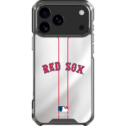 MLB Boston Red Sox Home Jersey iPhone 18 Pro Max Clear Case