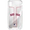 MLB Boston Red Sox Home Jersey iPhone XS Clear Case