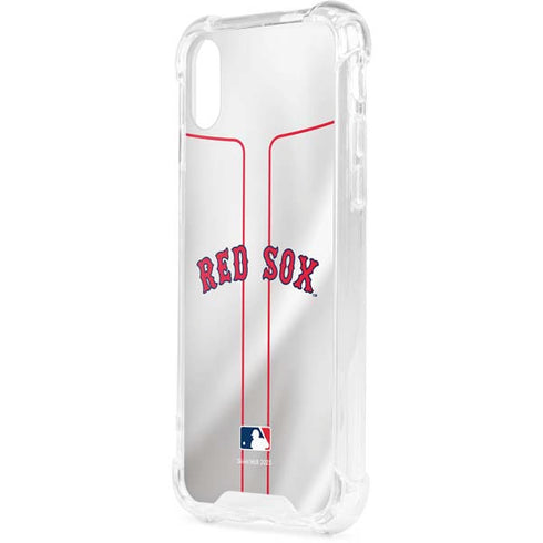 MLB Boston Red Sox Home Jersey iPhone XS Clear Case