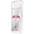 MLB Boston Red Sox Home Jersey iPhone XS Clear Case
