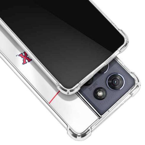 MLB Boston Red Sox Home Jersey Moto G 5G (2025) Clear Case