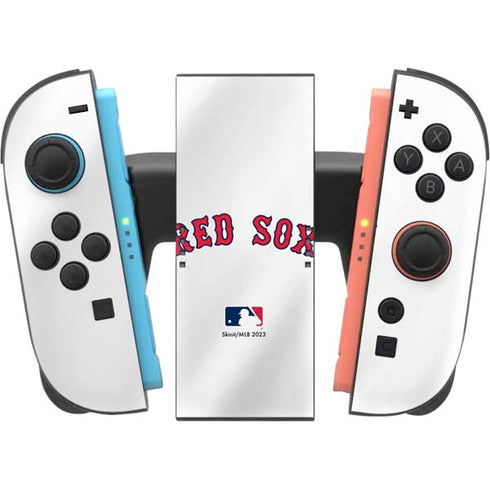 MLB Boston Red Sox Home Jersey Nintendo Switch 2 (2025) Joy-Con Controller Skin