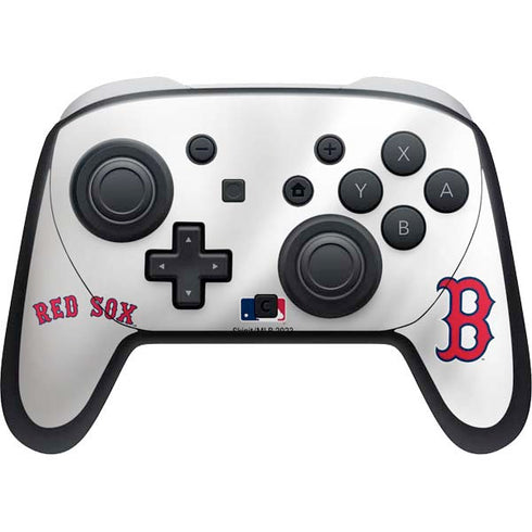 MLB Boston Red Sox Home Jersey Nintendo Switch 2 (2025) Pro Controller Skin