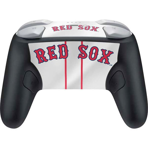 MLB Boston Red Sox Home Jersey Nintendo Switch 2 (2025) Pro Controller Skin