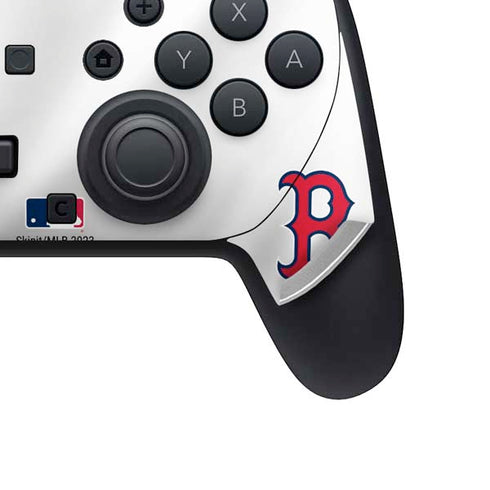 MLB Boston Red Sox Home Jersey Nintendo Switch 2 (2025) Pro Controller Skin