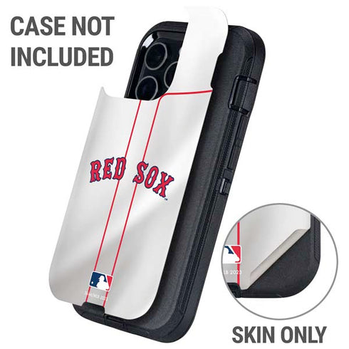 MLB Boston Red Sox Home Jersey Otterbox Defender iPhone Skin