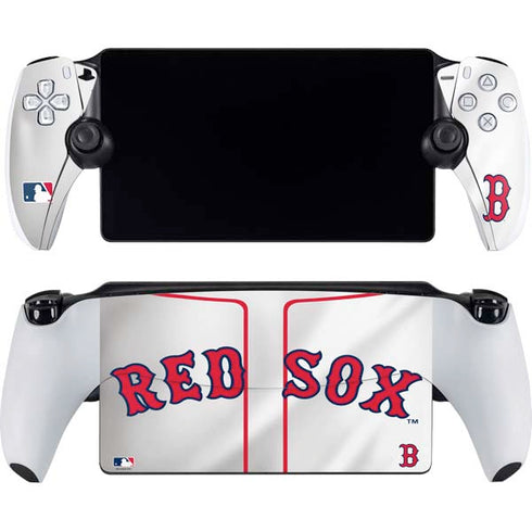 MLB Boston Red Sox Home Jersey PlayStation Portal Remote Player Skin