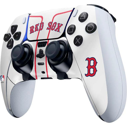 MLB Boston Red Sox Home Jersey PS5 DualSense Edge Pro Controller Skin