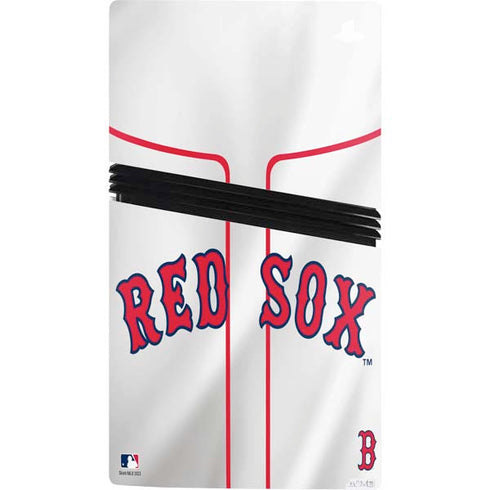MLB Boston Red Sox Home Jersey PS5 Pro Console Skin