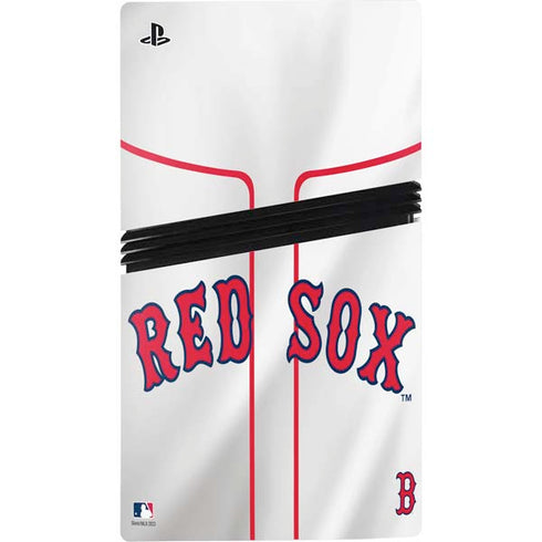 MLB Boston Red Sox Home Jersey PS5 Pro Disk Console Skin