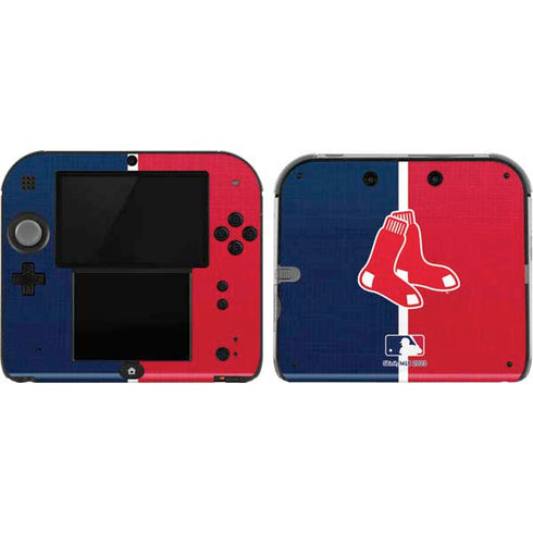 MLB Boston Red Sox Split Nintendo Skins