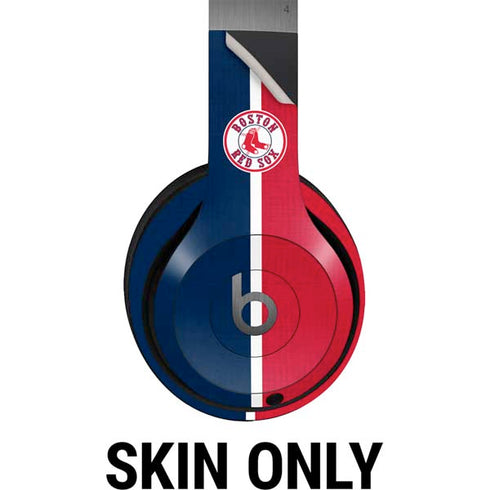 MLB Boston Red Sox Split Beats Solo 4 Wireless Headphones Skin