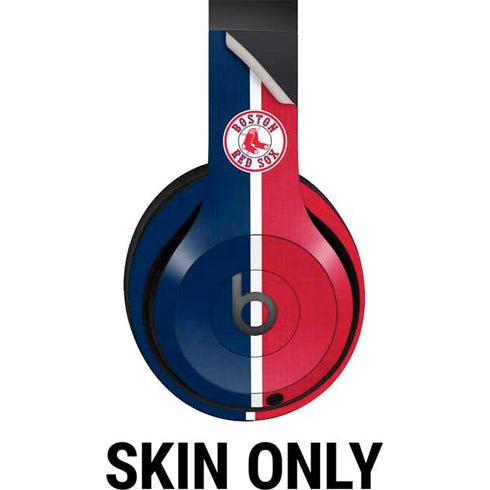 MLB Boston Red Sox Split Beats Studio Pro Wireless Headphones Skin